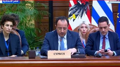 الرئيس القبرصي للسيسي: نشكر مصر لدورها في غزة.. وحل الدولتين السبيل الوحيد للوضع في القطاع