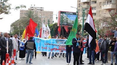 رئيس جامعة المنيا يشهد احتفالات المحافظة بعيدها القومي 105