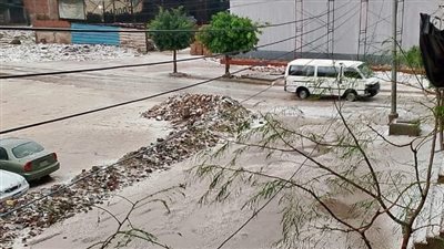 شتاء بارد.. تساقط ثلوج في شبين القناطر بالقليوبية | صور
