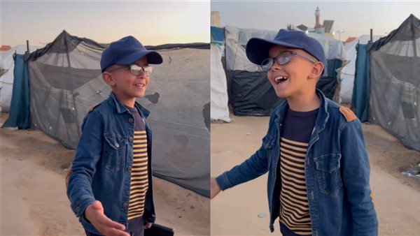 صغير فلسطيني يحرف