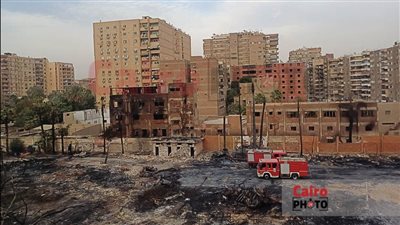 لحصر الخسائر.. حي العمرانية يطالب متضرري حريق استوديو الأهرام بالتوجه لديوان عام الحي | بث مباشر
