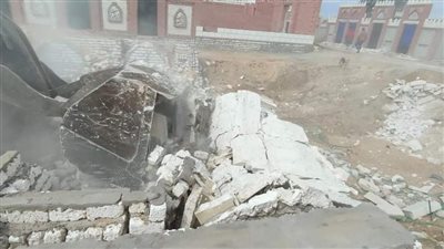 إزالة 400 مقبرة في المهد على أراضي أملاك الدولة بالخانكة قليوبية 