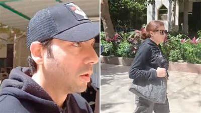 ناهد السباعي وأحمد جمال سعيد يشاركان في جنازة زوجة فريد شوقي