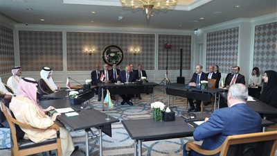حتمية حل الدولتين واجتماع للخبراء خلال أيام.. بيان مشترك لاجتماع اللجنة السداسية العربية مع بلينكن بالقاهرة 