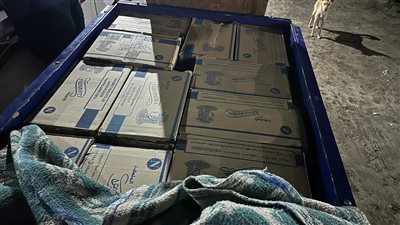 ضبط 6000 علبة سجائر ودقيق دون فواتير خلال حملة مكبرة بالفيوم