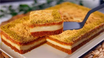 هتشرفك.. طريقة عمل البسبوسة بالقشطة الكدابة وبدون بيض أو زبادي