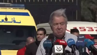 أمين الأمم المتحدة من أمام معبر رفح: أنا صائم معكم في رمضان.. وأشعر بقلق بشأن أهالي غزة 