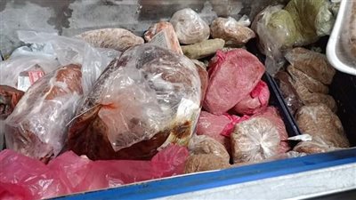 ضبط 140 كجم لحوم مجهولة المصدر في حملة تفتيشية بالمنوفية