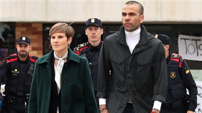 أول ظهور لـ داني ألفيس بعد خروجه المؤقت من السجن| فيديو