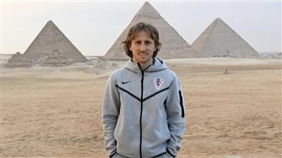 مودريتش نجم ريال مدريد يروج للسياحة المصرية بعد زيارة أهرامات مصر |صور