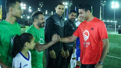 افتتاح كأس العرجاني على ملاعب النادي الأهلي بحضور سيد عبد الحفيط