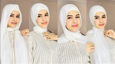 أجمل لفات طرح للدروس تلائم 5 أنواع من الوجه.. اختاري الأنسب لكِ 