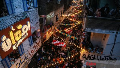 للعام العاشر على التوالي.. فيديو أطول مائدة طعام في إفطار المطرية 2024