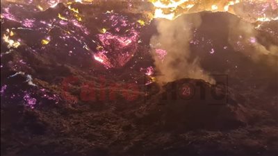 نشوب حريق ضخم في أرض زراعية بالإسماعيلية.. والحماية المدنية تحاول السيطرة | بث مباشر