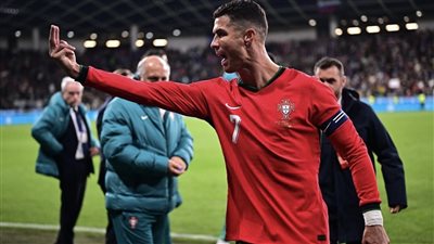 مشادة بين كريستيانو رونالدو وحكم مباراة البرتغال وسلوفينيا 