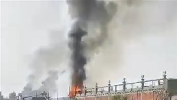 حريق في مطعم وكافية