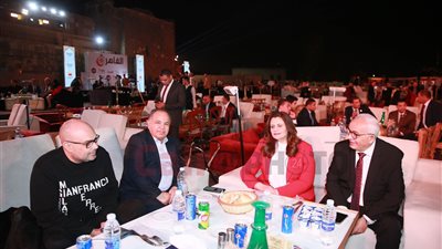 وزراء المالية والتعليم والهجرة في سحور القاهرة 24 | صور