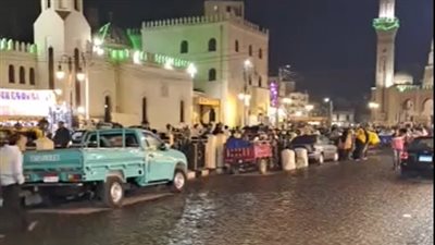 أمطار غزيرة تضرب مدينة طنطا| بث مباشر