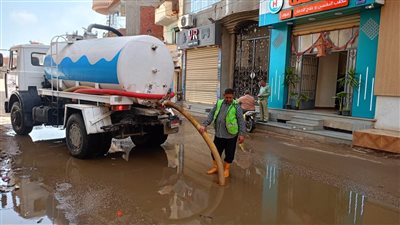 مياه المنوفية: شفط تجمعات مياه الأمطار بمختلف أنحاء المحافظة