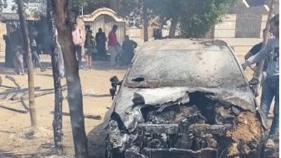 بسبب الألعاب النارية.. اشتعال سيارات بمنطقة حدائق الاهرام | صور 