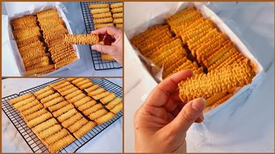 بالزيت مش بالسمنة.. طريقة عمل بسكويت العيد بالبرتقال دون ماكينة 