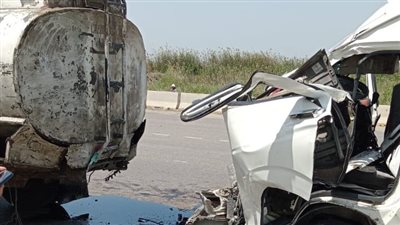 5 مصابين في حادث تصادم أعلى محور 30 يونيو ببورسعيد| صور