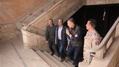 وزير السياحة يتفقد استراحة الملك فاروق بمنطقة أهرامات الجيزة | صور 