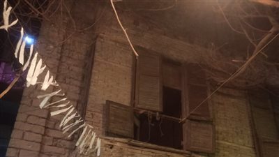 انهيار أجزاء لـ عقار بمنطقة الخليفة في القاهرة 
