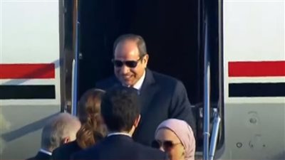 وصول الرئيس السيسي إلى العاصمة الأردنية عمان