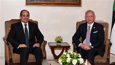 دولة فلسطينية على حدود 67 ورفض التهجير.. ماذا جاء في لقاء الرئيس السيسي والملك عبد الله اليوم؟