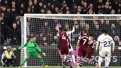 التعادل الإيجابي يحسم لقاء توتنهام ووست هام في الدوري الإنجليزي 