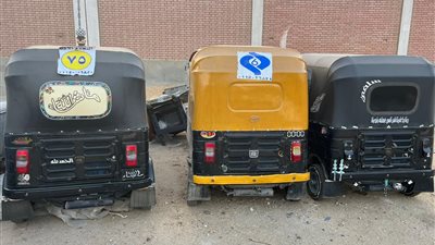 جهاز القاهرة الجديدة يشن حملات لمنع سير التوك توك