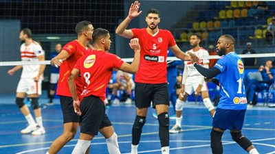 الأهلي يفوز على الزمالك في أولى مباريات الدور النهائي لدوري الطائرة