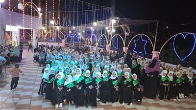ُعُرس قرآني بالأوشحة الخضراء.. تكريم 200 من حفظة القرآن في حفل كبير بالفيوم | صور