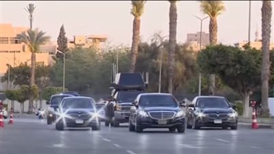 الرئيس السيسي يصل إلى مقر حفل إفطار الأسرة المصرية 