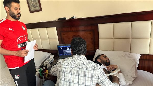 الكشف الطبي للاعبي