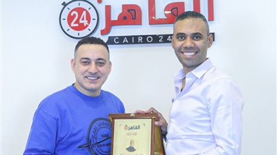 القاهرة 24 يكرم الفنان دياب بعد تألقه في مسلسل مليحة