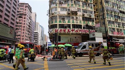 مقتل وإصابة 40 شخصًا في حريق بمبنى مكتظ بـ هونج كونج