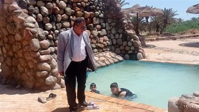 بـ 10جنيه.. حمام موسى يستقبل عددا كبيرا من المواطنين خلال عيد الفطر المبارك 