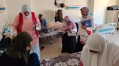 صحة المنوفية توقع الكشف الطبي الخاص بالمبادرات الرئاسية على المرضى الفلسطينيين بالمستشفيات