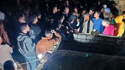 تشييع جنازة طالب غرق في مياه النيل ببني سويف بثاني أيام العيد 