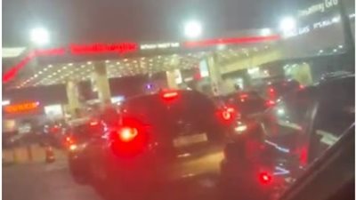 القاهرة 24 يرصد الزحام في محطات الوقود بلبنان بعد الهجوم الإيراني على إسرائيل