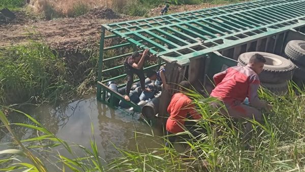 جانب من الحادث 