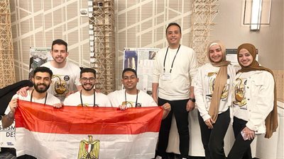 طلاب هندسة المطرية بحلوان يتفوقون على جامعات دولية في مسابقة هندسة الزلازل| صور 