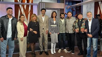 غادة عبد الرازق وأسرة مسلسل صيد العقارب في ضيافة برنامج كلمة أخيرة اليوم 