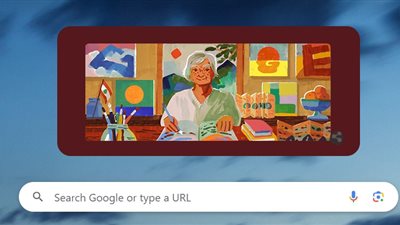 من هي إيتل عدنان التي يحتفل بها جوجل اليوم؟