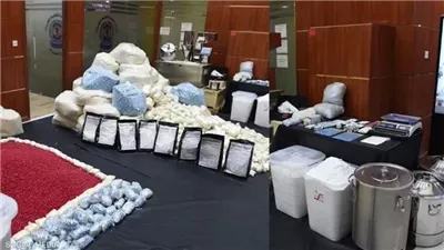 10 آلاف قرص و3 ملايين جنيه.. اكتشاف مصنع للمواد المخدرة وسط منطقة سكنية ببولاق الدكرور