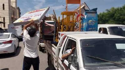 إزالة 891 إشغال طريق مخالف وتحرير 36 محضرا خلال حملات مكبرة بالبحيرة