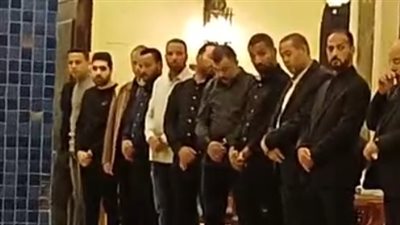 الخطيب أول الحاضرين في عزاء والد وليد سليمان بمسجد المشير طنطاوي | بث مباشر