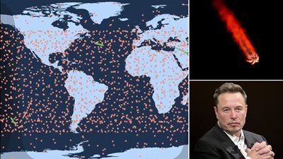 خبراء يحذرون من خطورة أقمار ستارلينك الخاصة بإيلون ماسك.. تعرض الكون لأشعة قاتلة